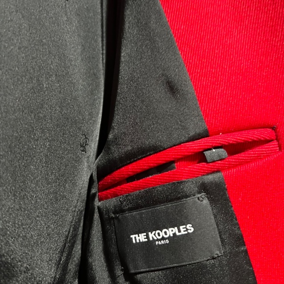 KOOPLES RED COAT WOOL - Picture 2 of 5